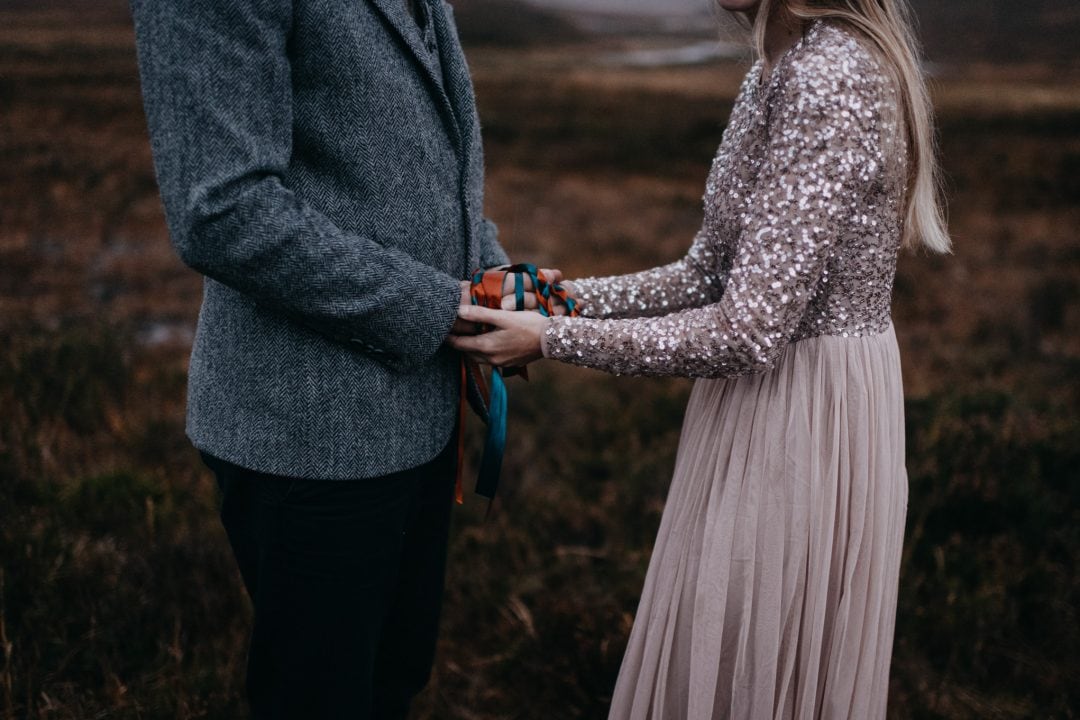 handfasting handholding in glencoe