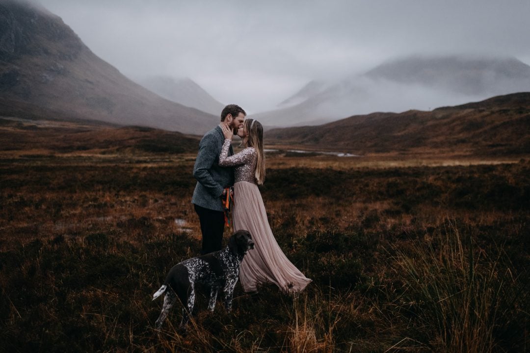 glencoe elopement misty handfasting