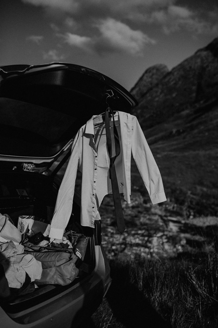 Eloping in Glen Etive