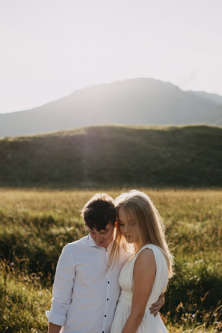 Eloping couple in Glen Etive, Scotland