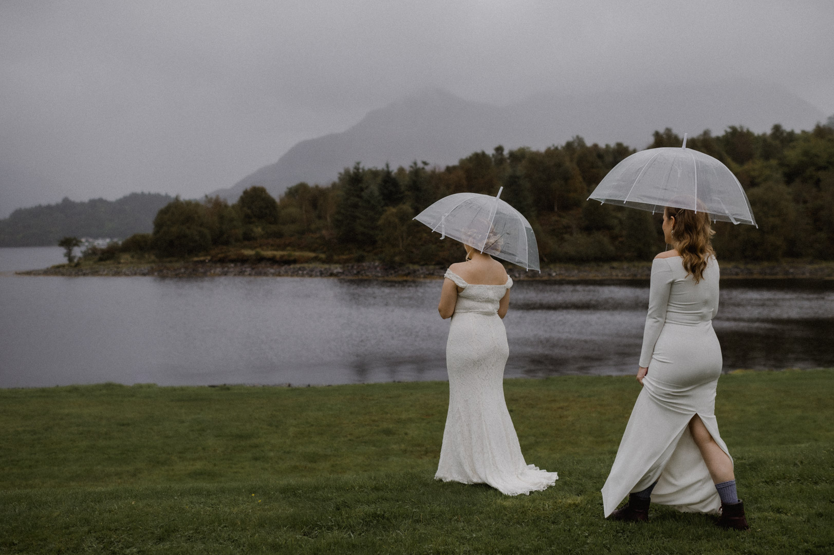 first look for elopement brides in Glencoe, LGTBQ+