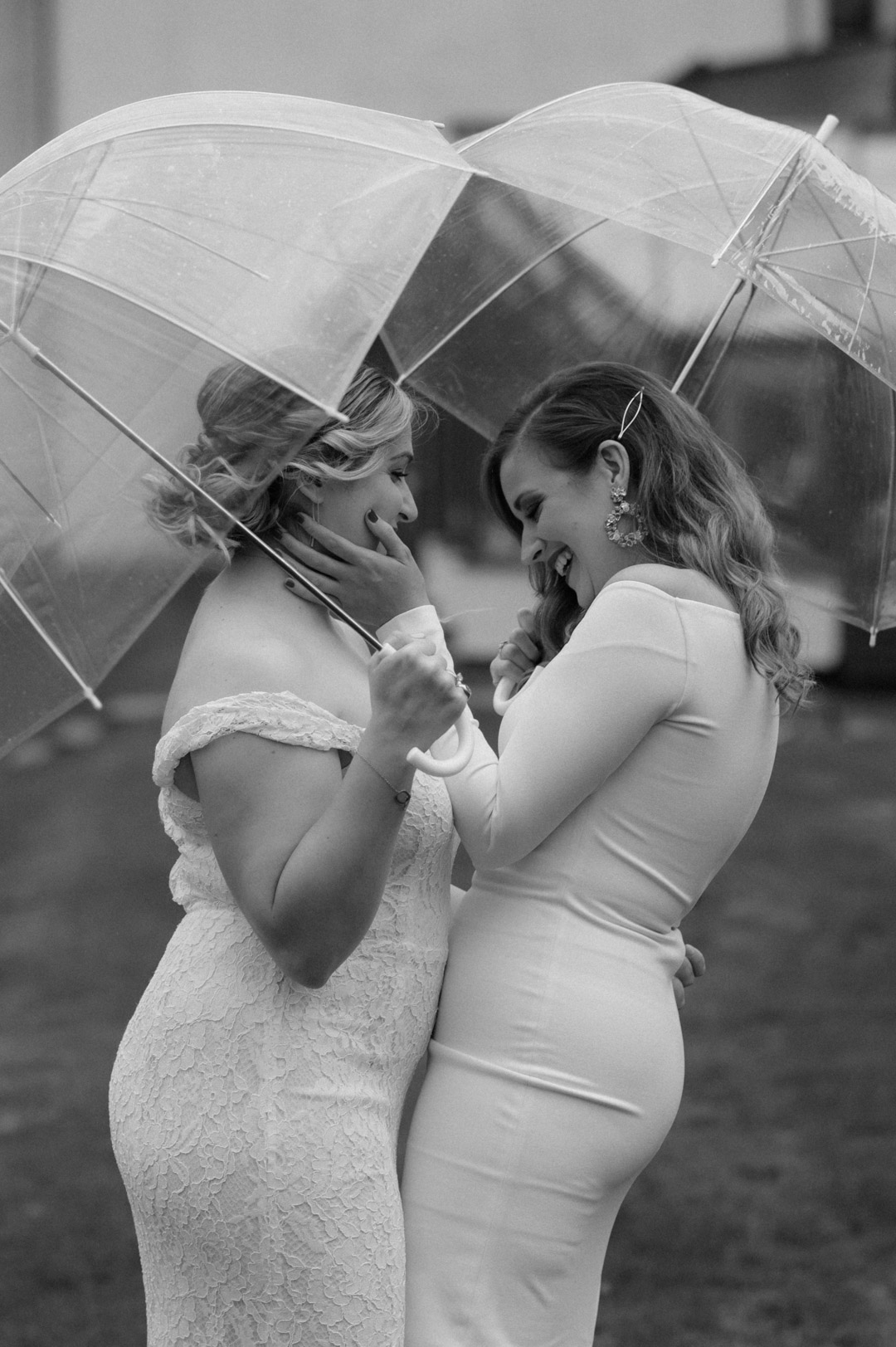 first look for elopement brides in Glencoe, LGTBQ+
