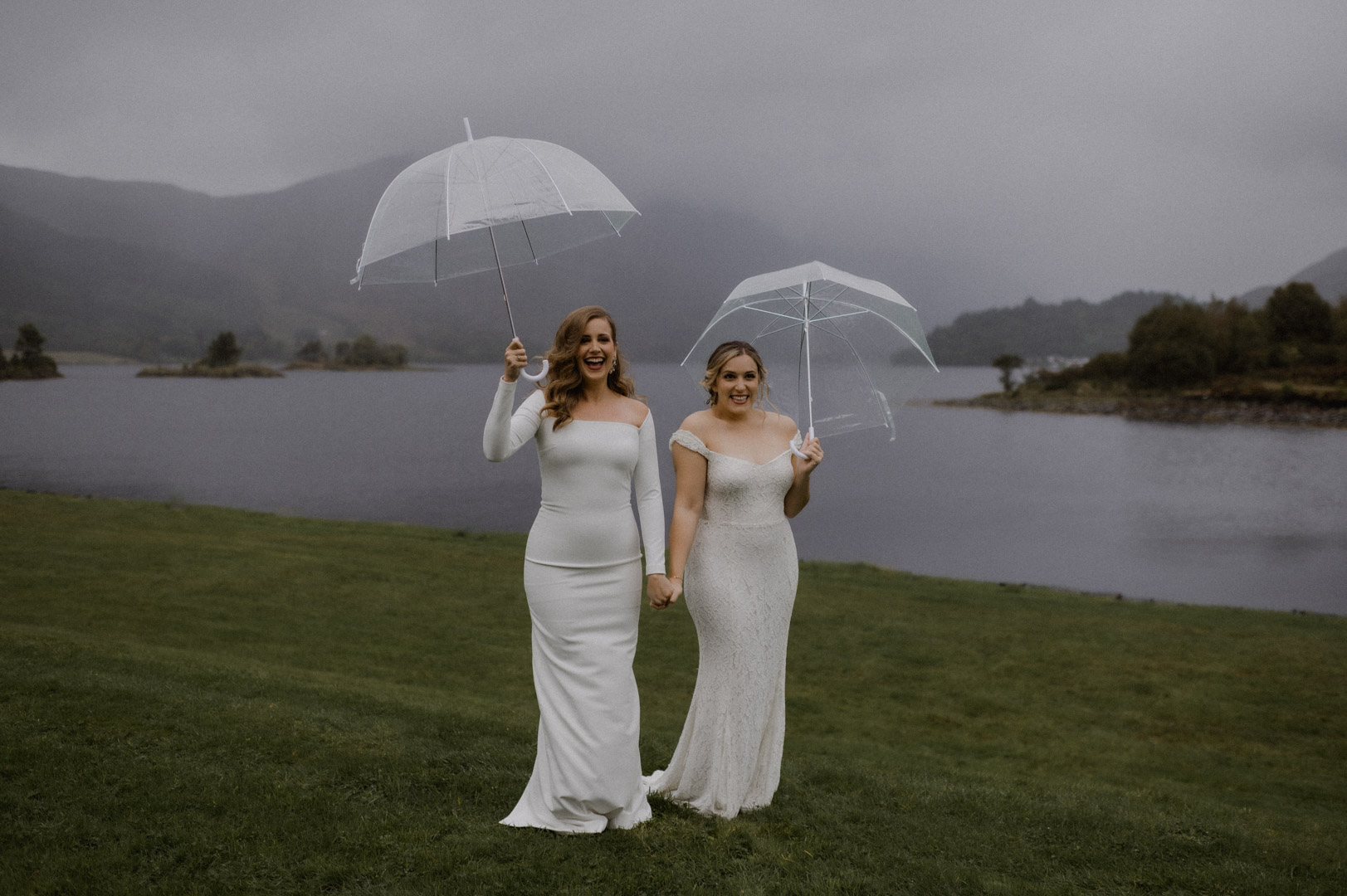 first look for elopement brides in Glencoe, LGTBQ+