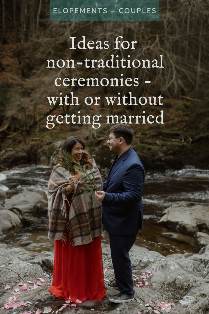Non-traditional elopement ceremony guide