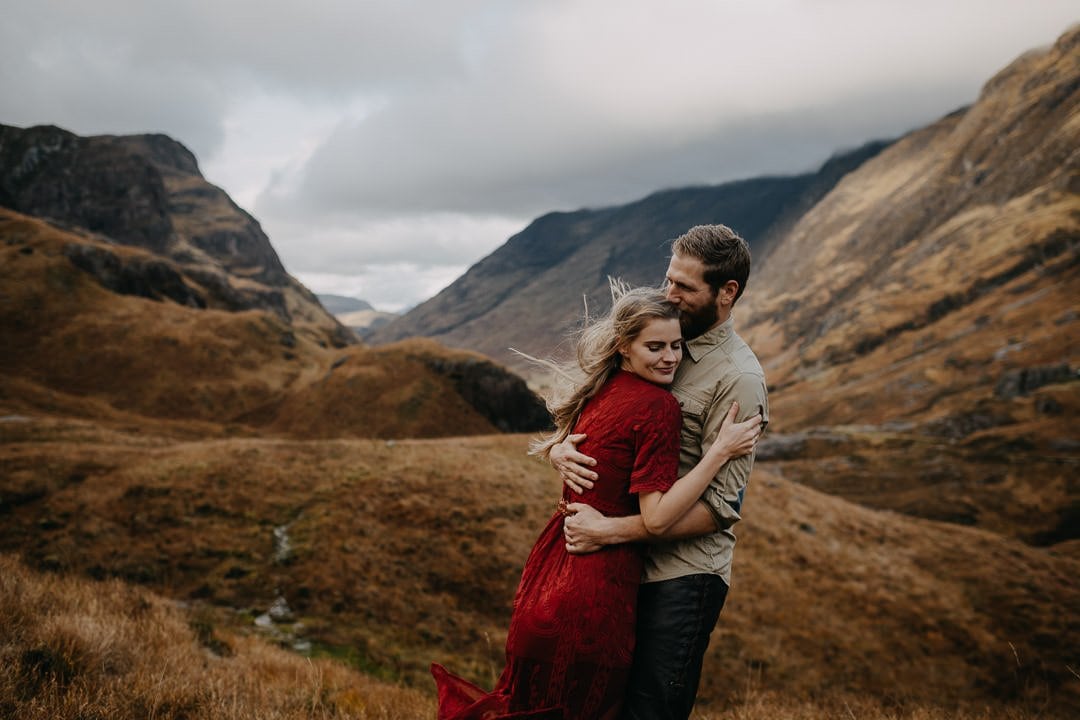 Epic dramatic Glencoe elopement by local Scottish photographer