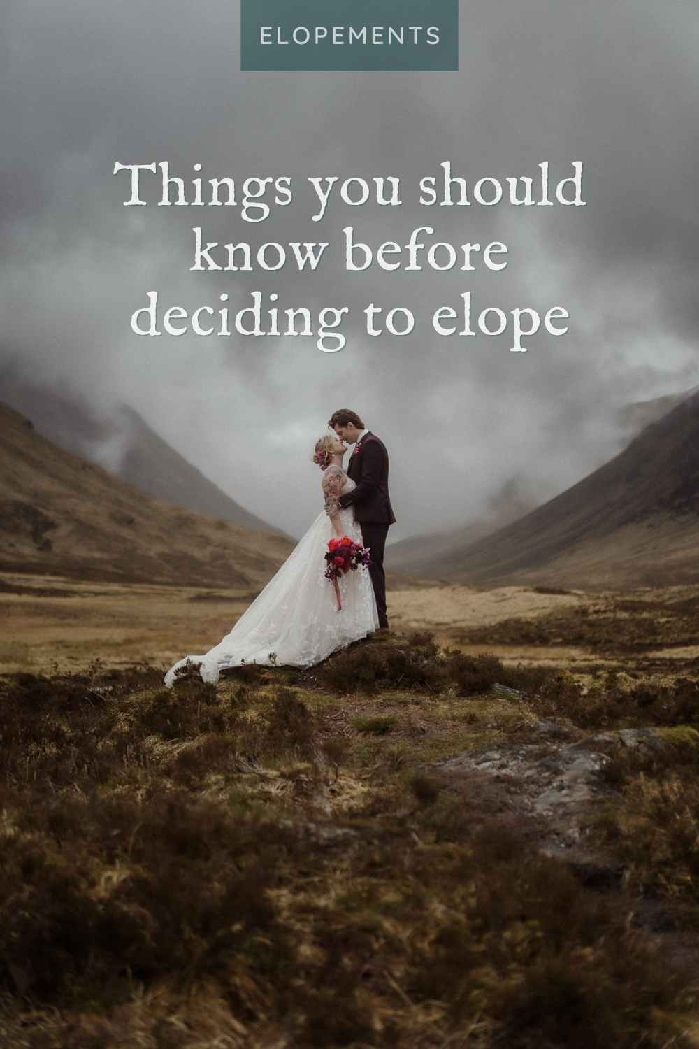 Things you should know before deciding to elope guide