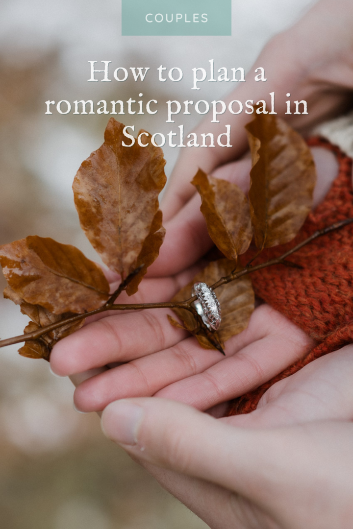 Proposal planning guide - holding an engagement ring