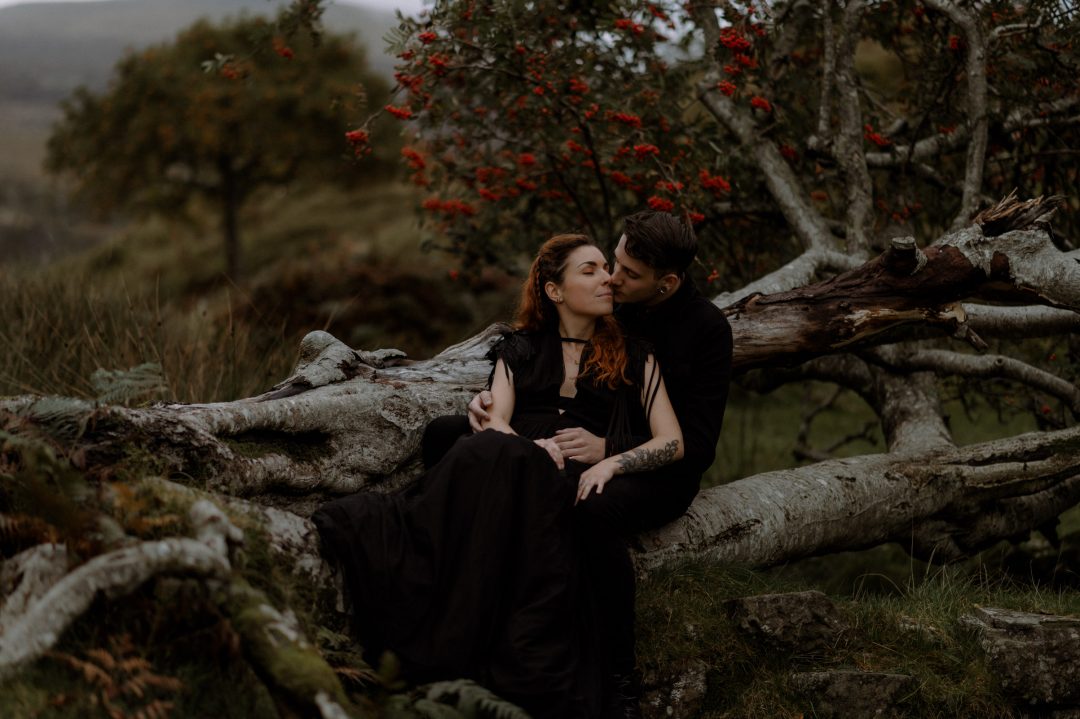 Alternative Fairy Glen elopement on Isle of Skye
