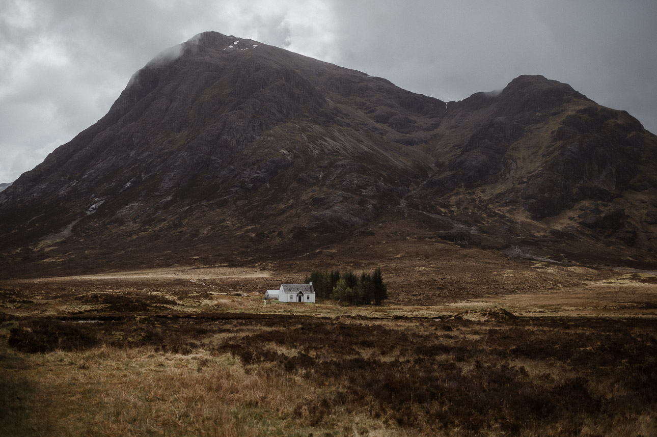 Lagangarbh Hut in Glencoe (the wee white cottage)
